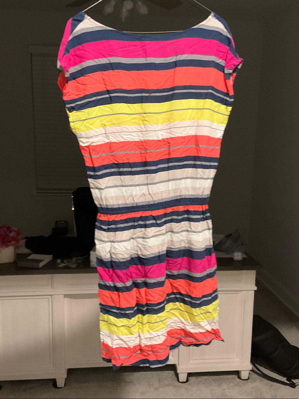 Bright Multicolor Striped Summer Dress - Picture 2 of 3